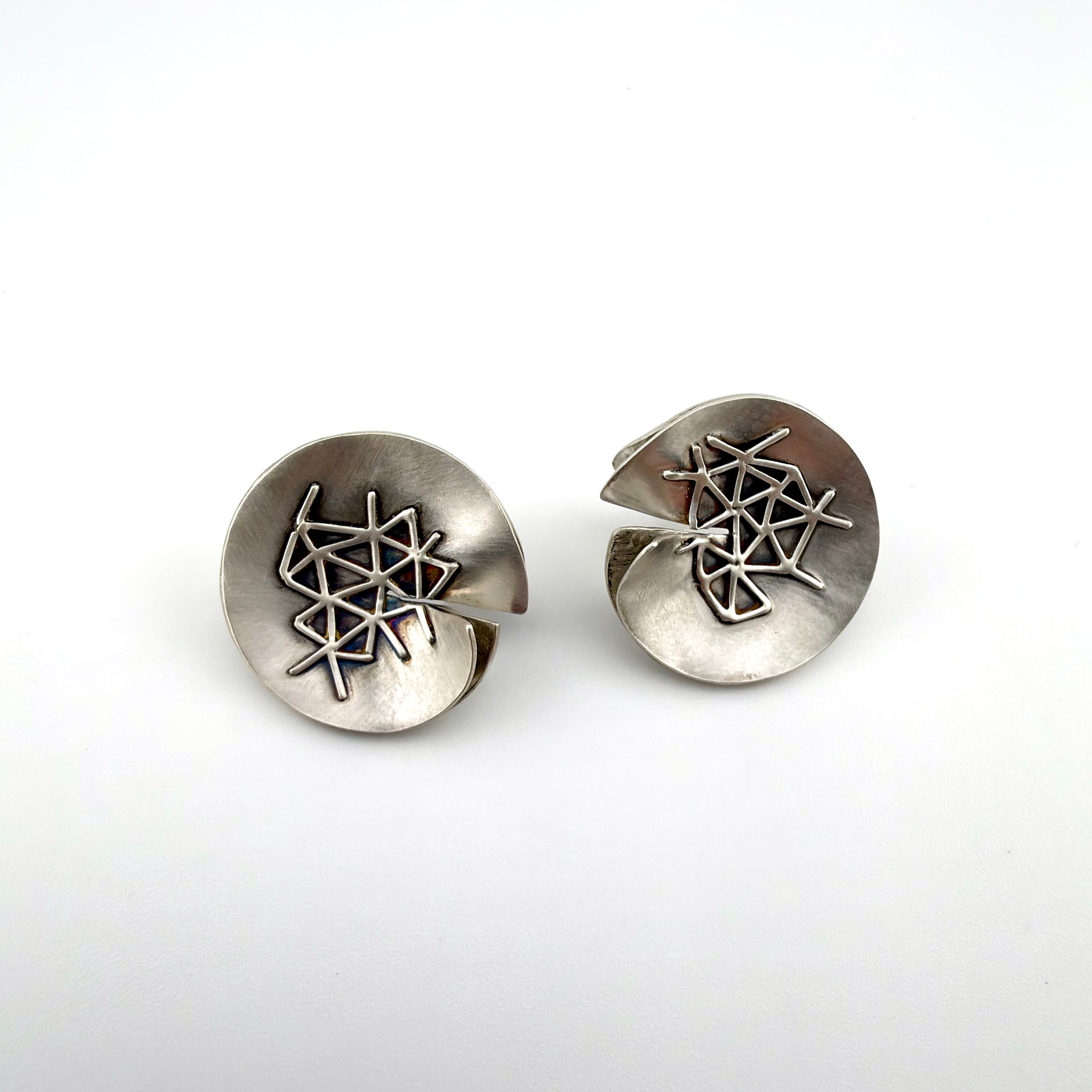 Open Circle Statement Earrings