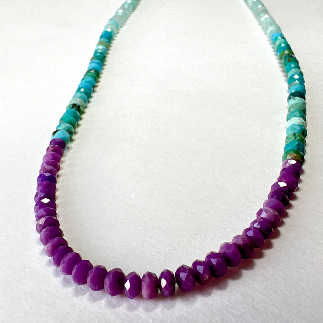 Bead Purple Rain Necklace