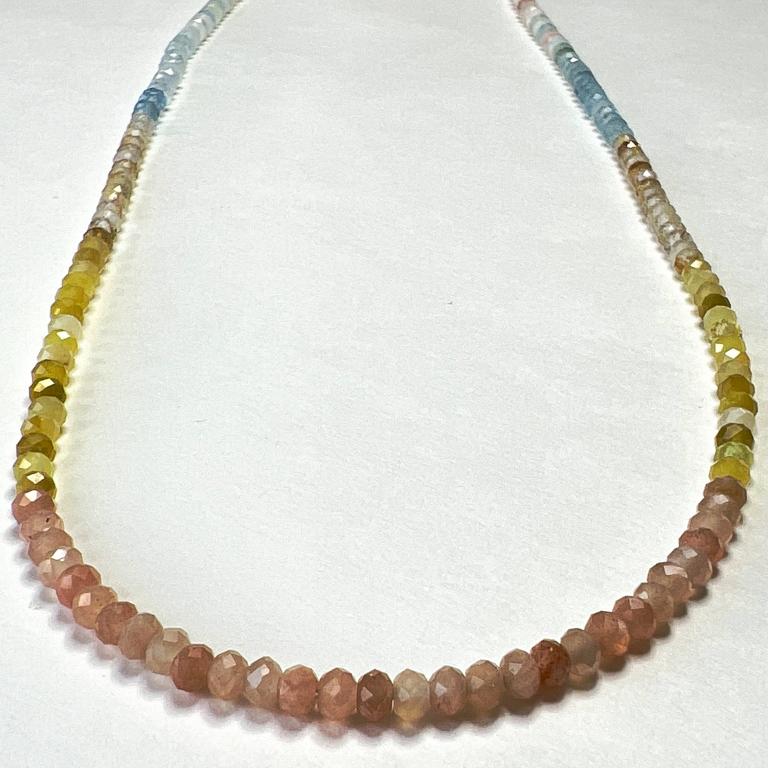 Bead Light Rainbow Necklace