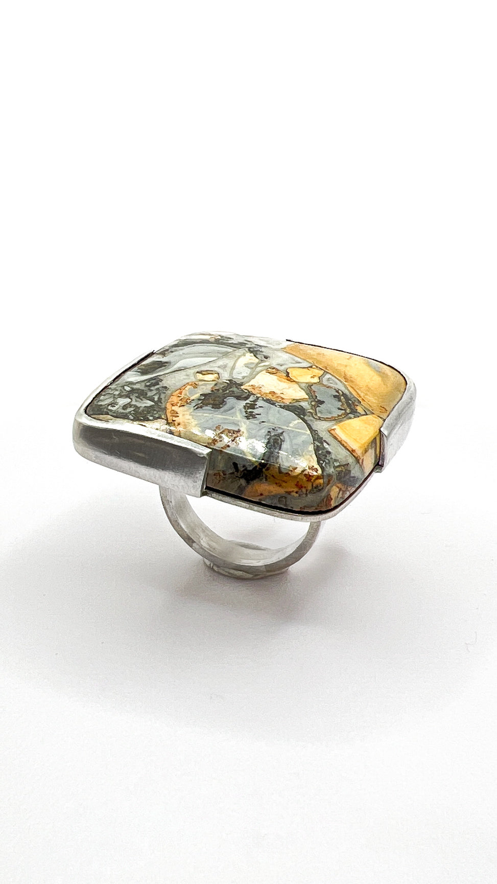 Big Maligano Jasper Ring