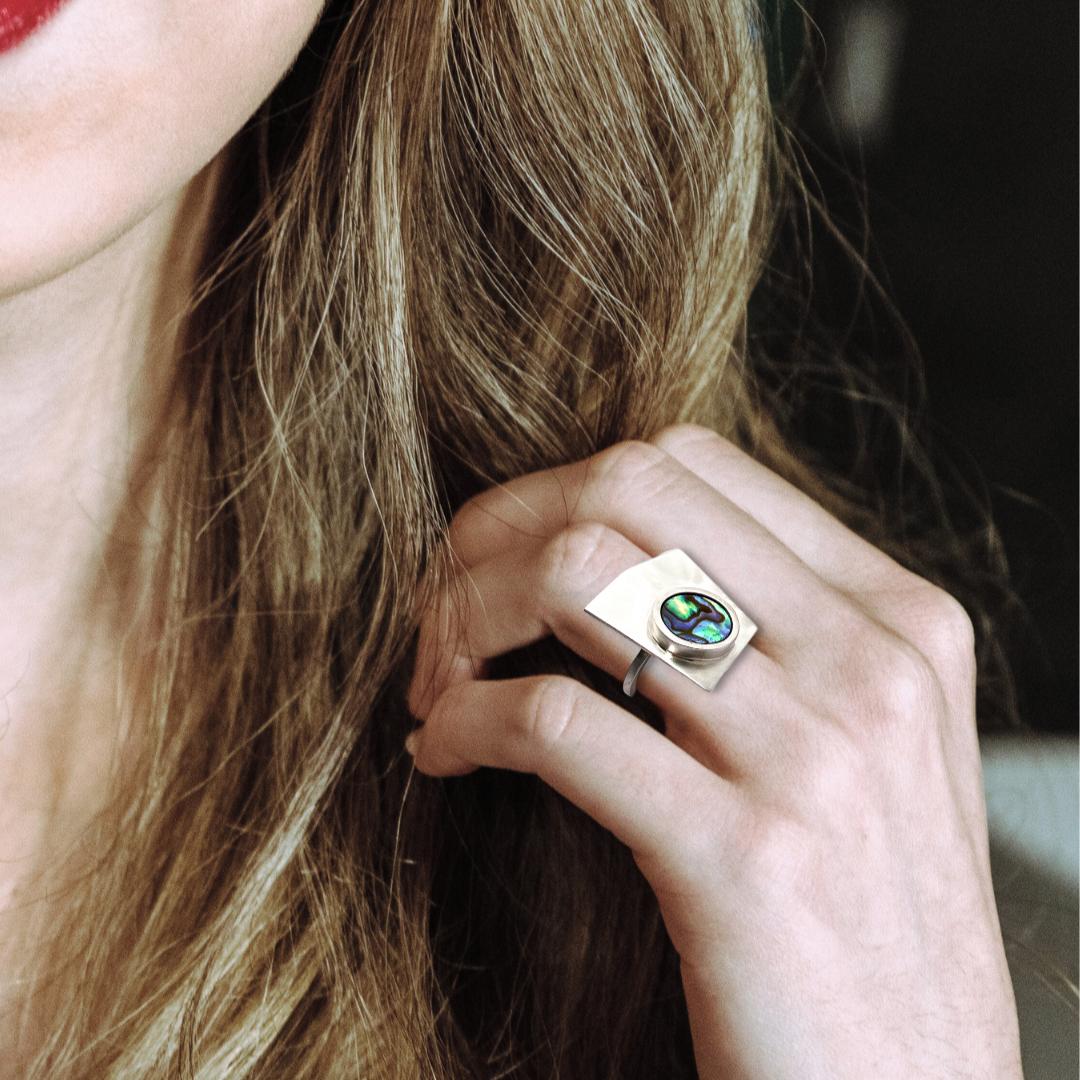 Geometric Abalone Ring