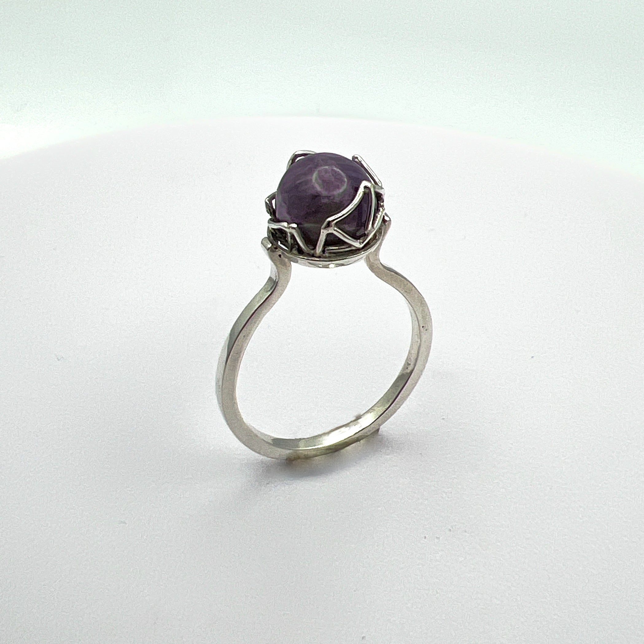 Rolling Solitaire Ring