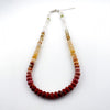 Desert - Knotted Silk Gemstone Bead Necklace