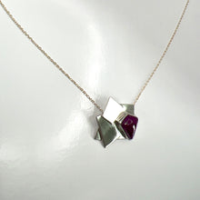 Load image into Gallery viewer, Ruby Silver Pendant
