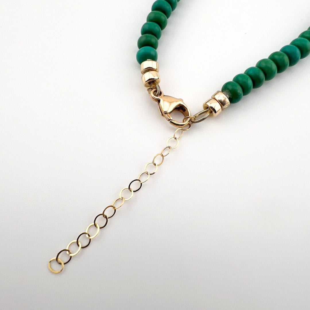 Fall Leaves - Knotted Silk Gemstone Bead Necklace