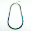 Water - Knotted Silk Gemstone Bead Necklace