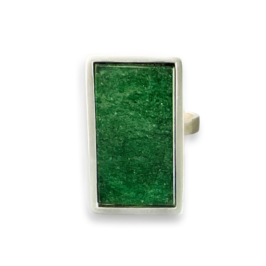 Rectangle Green Ring
