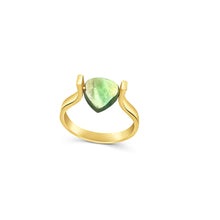Load image into Gallery viewer, Raw Emerald Gold Ring
